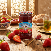 Aicha Strawberry Jam 370ml (13.02oz) – Premium Moroccan Jam for Breakfast & Baking
