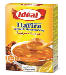 Idéal Harira Vegetable Moroccan Soup 4.76 Oz - Halal Authentic Traditional Recipe