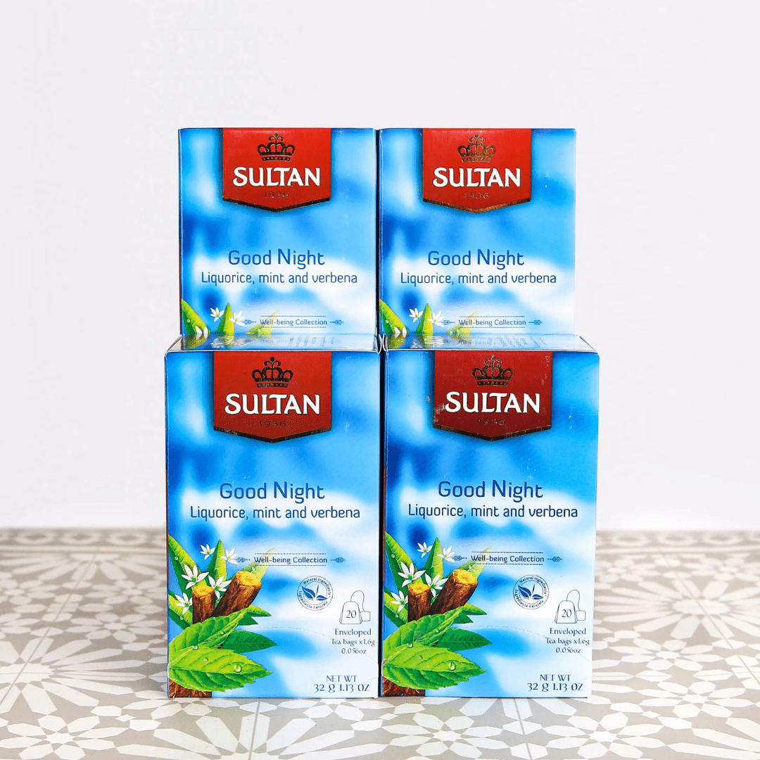 Sultan Good Night Tea - 20 Tea Bags - Handmade by My Poufs