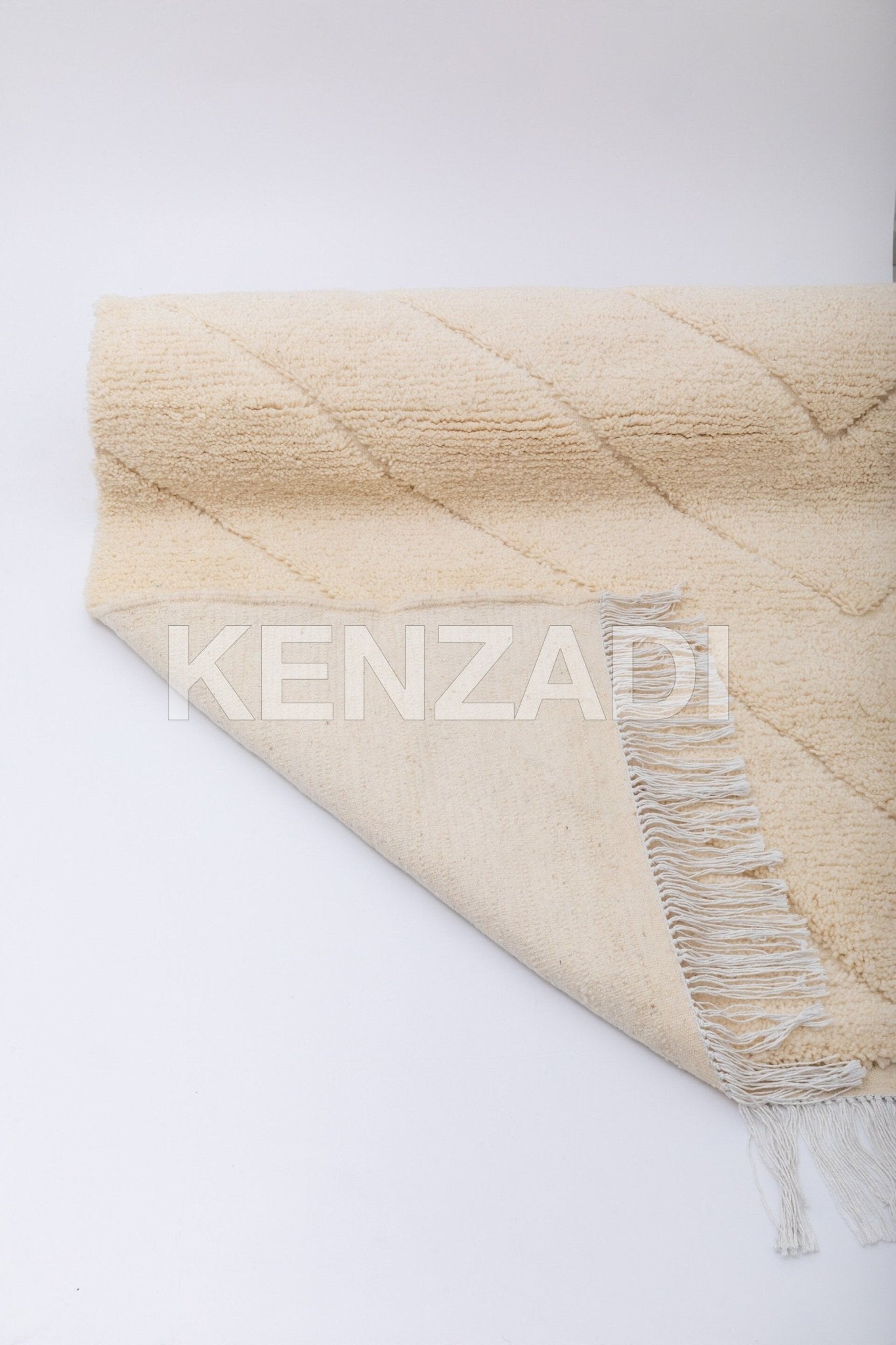 Authentic Handmade Moroccan Beni Ouarain Rug - 6x10 Area Rug - Rustic Yet Elegant Design - Soft and Plush Texture - Versatile for Any Interior Style