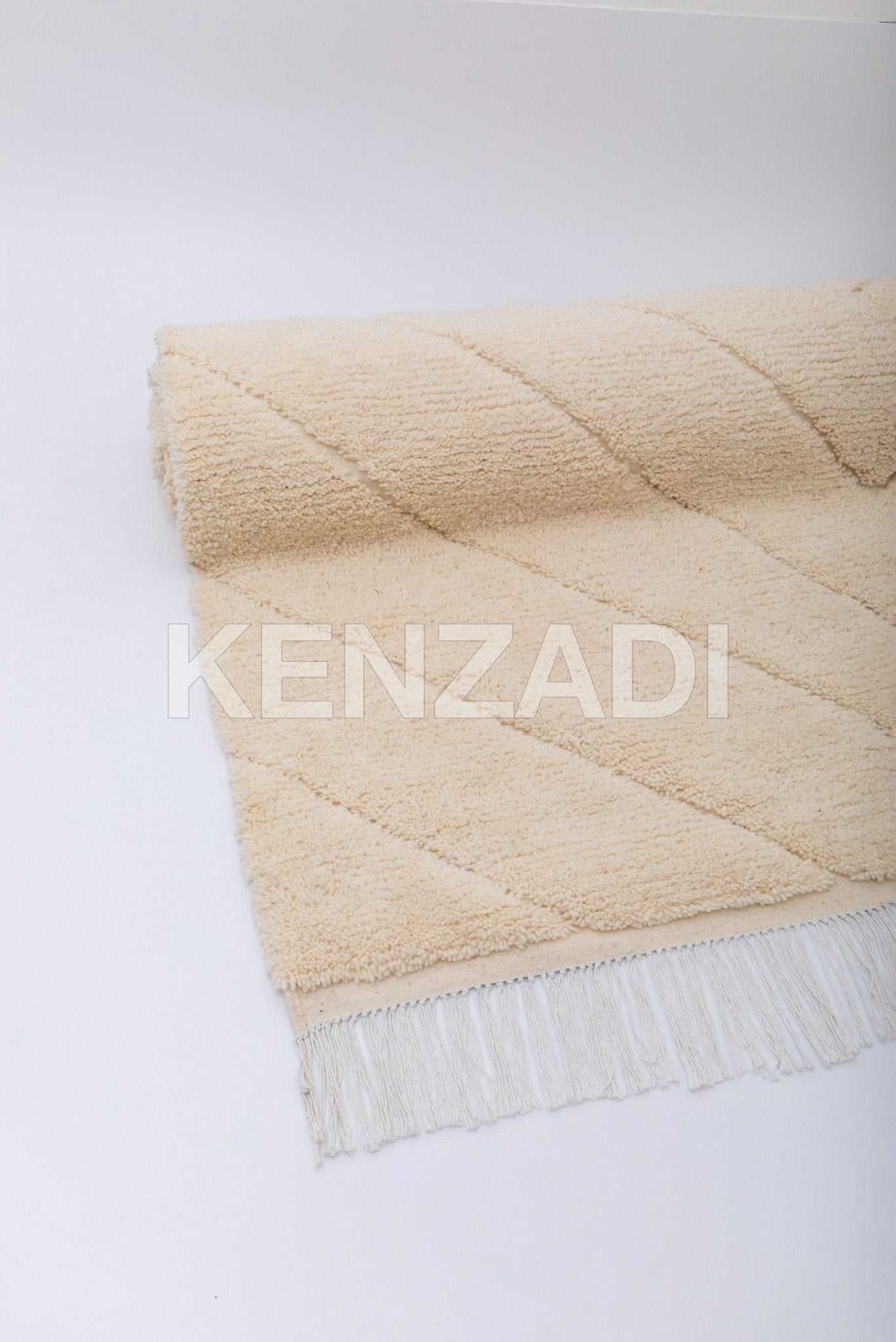 Authentic Handmade Moroccan Beni Ouarain Rug - 6x10 Area Rug - Rustic Yet Elegant Design - Soft and Plush Texture - Versatile for Any Interior Style