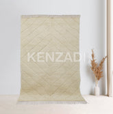 Authentic Handmade Moroccan Beni Ouarain Rug - 6x10 Area Rug - Rustic Yet Elegant Design - Soft and Plush Texture - Versatile for Any Interior Style