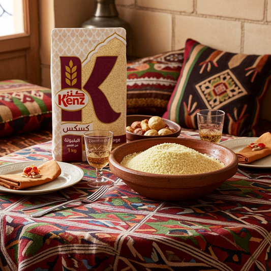 Premium Original Moroccan Barley Couscous Kenz Balboula 1kg – Authentic, Nutritious & 100% Vegan