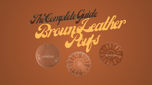 Elevate Your Space: The Complete Guide to Brown Leather Poufs - My Poufs