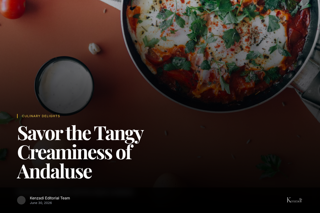 A jar of Tayeb Andaluse sauce with fresh tomatoes and peppers around it, on a wooden board.
