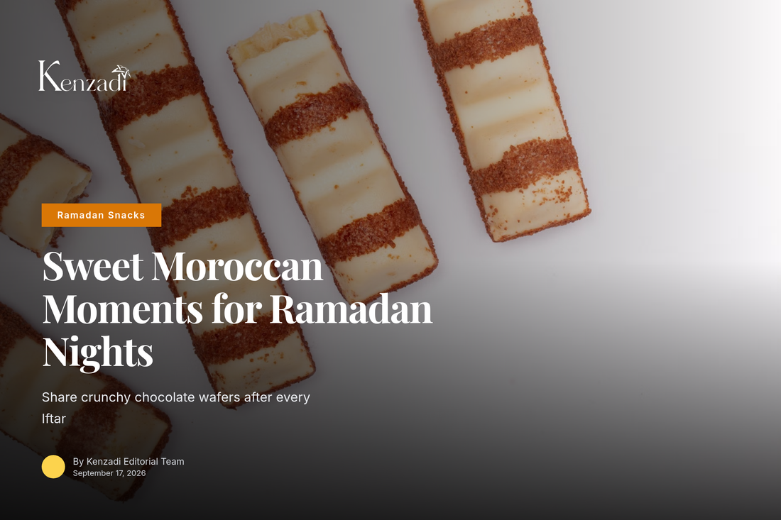 Pack of Bimo Tango Choco chocolate wafer snacks displayed for Ramadan Iftar