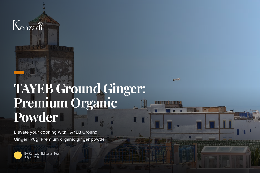 TAYEB Ground Ginger: Premium Organic Powder by Kenzadi