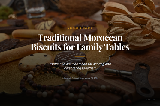 Family pack of Henry's Moroccan Cookies traditional biscuits arranged on a plate for a gathering