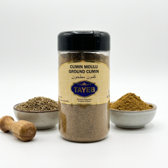 TAYEB Ground Cumin 150g – Premium Moroccan Cumin Powder, Halal & Organic Seasoning for Tacos, Curry & Mediterranean Cooking