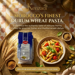 Alitkane Penne Pasta – 100% Durum Wheat, 500g | Authentic Moroccan Pasta