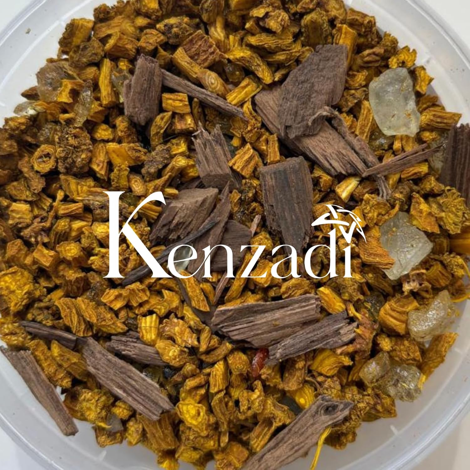 KENZADI Traditional Moroccan Incense Serghina with Oud — Handcrafted Aromatic Bokhour