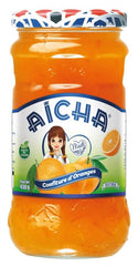 Aicha Strawberry Jam 430g – Premium Moroccan Confiture with Orange Essence