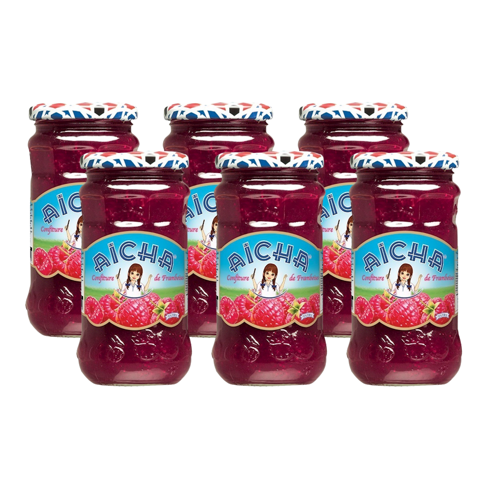 Aicha Jam (Pack of 6) - Moroccan Jam for Breakfast, Baking, and Desserts