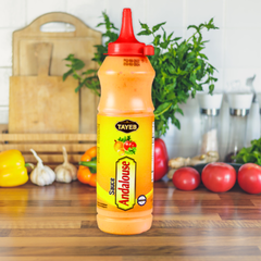 Tayeb Andaluse Sauce 500ml – Creamy, Tangy Mayo-Based Condiment with Tomato, Peppers