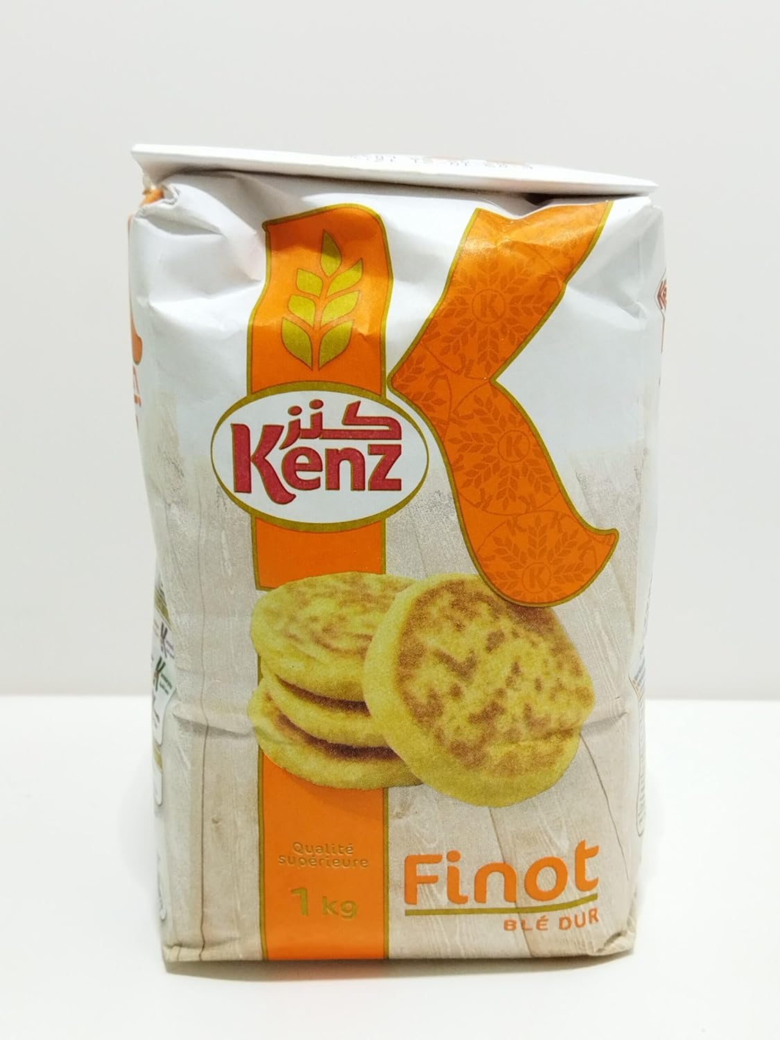 Kenz Finot Premium Moroccan Durum Wheat Flour, 1 Kg