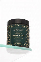 Argan'it Moroccan Black Beldi Soap with Argan & Rose – 250g