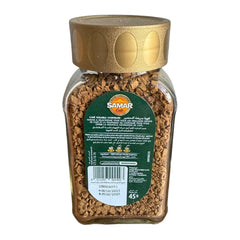 SAMAR Café Gusto Instant Coffee - Intense & Balanced Flavor, 180g Glass Jar with Gold Cap