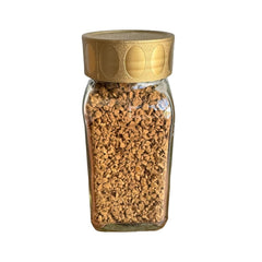 SAMAR Café Gusto Instant Coffee - Intense & Balanced Flavor, 180g Glass Jar with Gold Cap