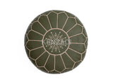 Moroccan Leather Stuffed Poufs - Handmade by My Poufs