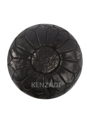 Moroccan Leather Stuffed Poufs - Handmade by My Poufs