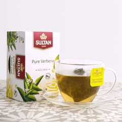 Sultan Pure Verbena Tea - 20 Tea Bags - Handmade by My Poufs