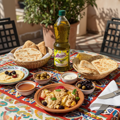 Alhorra Moroccan Virgin Olive Oil, First Cold Pressed, (1 Liter) 34 Fl Oz