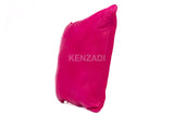 Pink Moroccan leather pillowcase - Handmade, waterproof, and easy to clean - Perfect for indoor and outdoor use - Add a touch of elegance and modernity to your home décor
