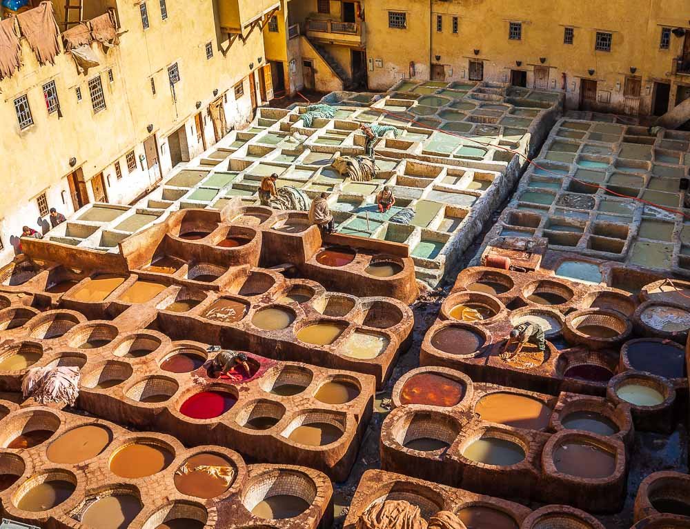 leather in fes and meknes